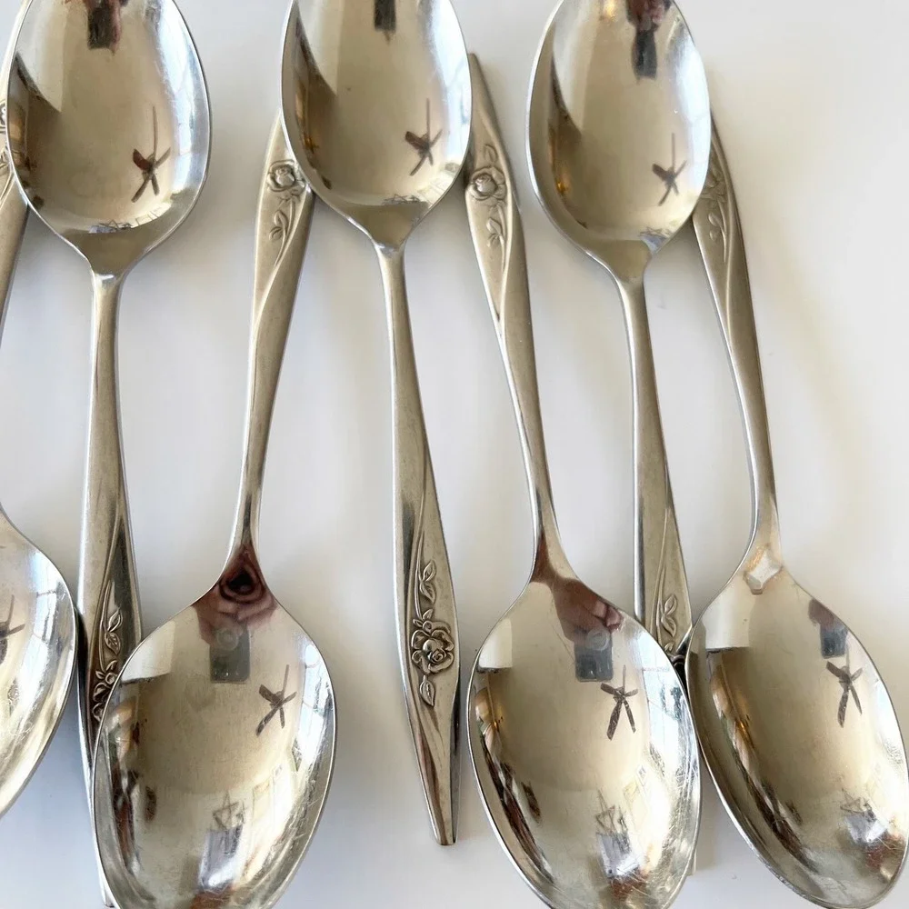 Vintage Lot Oneida Oneidacraft Deluxe Stainless 